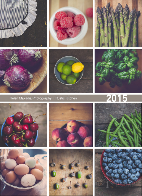 Rustic Kitchen 2015 Calendar