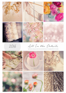 All In The Details 2016 5x7 Calendar