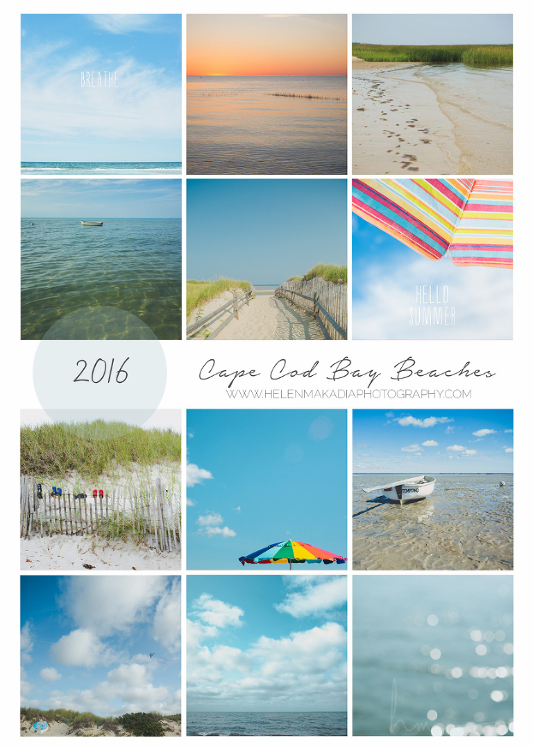 2016 Cape Cod Bay Beaches Calendar 5x7