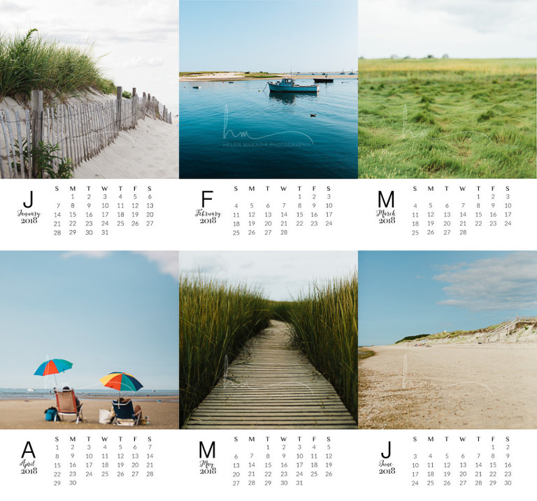 2018 Cape Cod Calendar