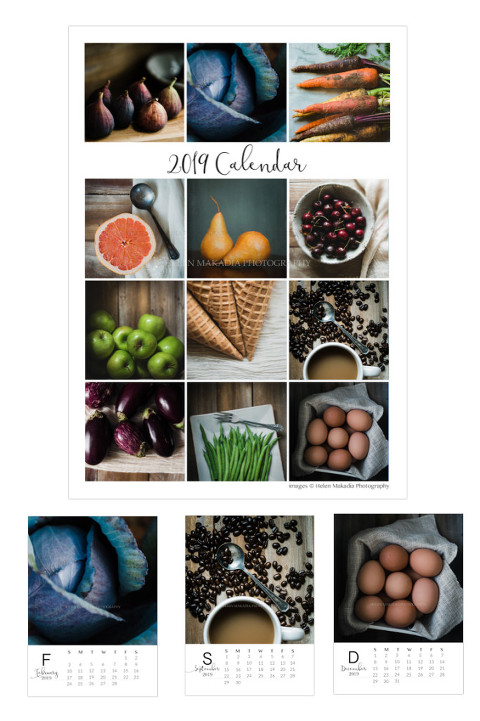 2019 Food Calendar