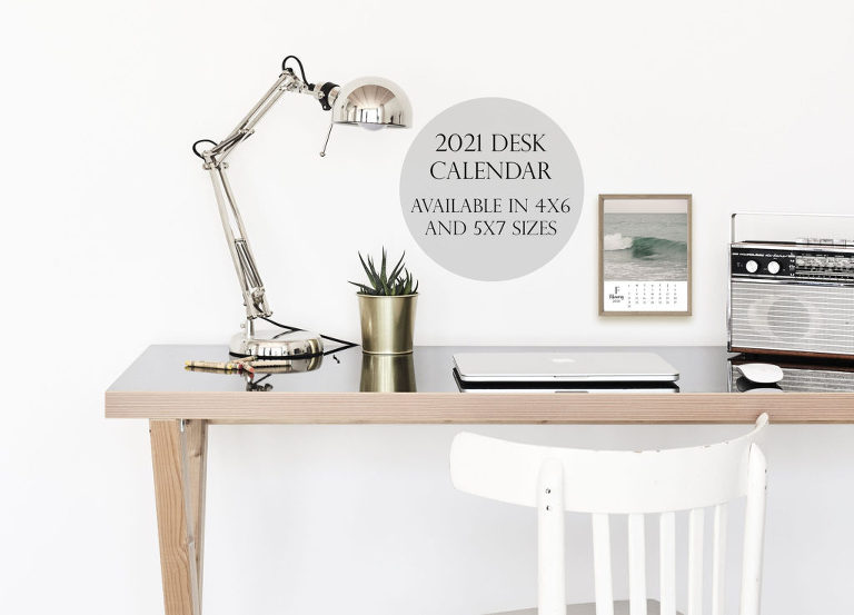 2021 Desk Calendar Available in two sizes