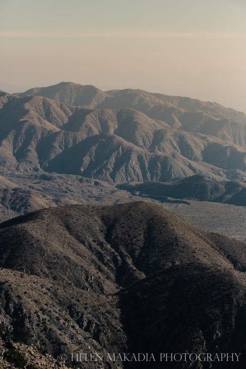 View of Mountains from Keys View in Joshua Tree National Park